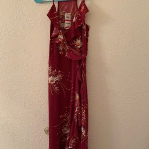 Long maxi floral dress